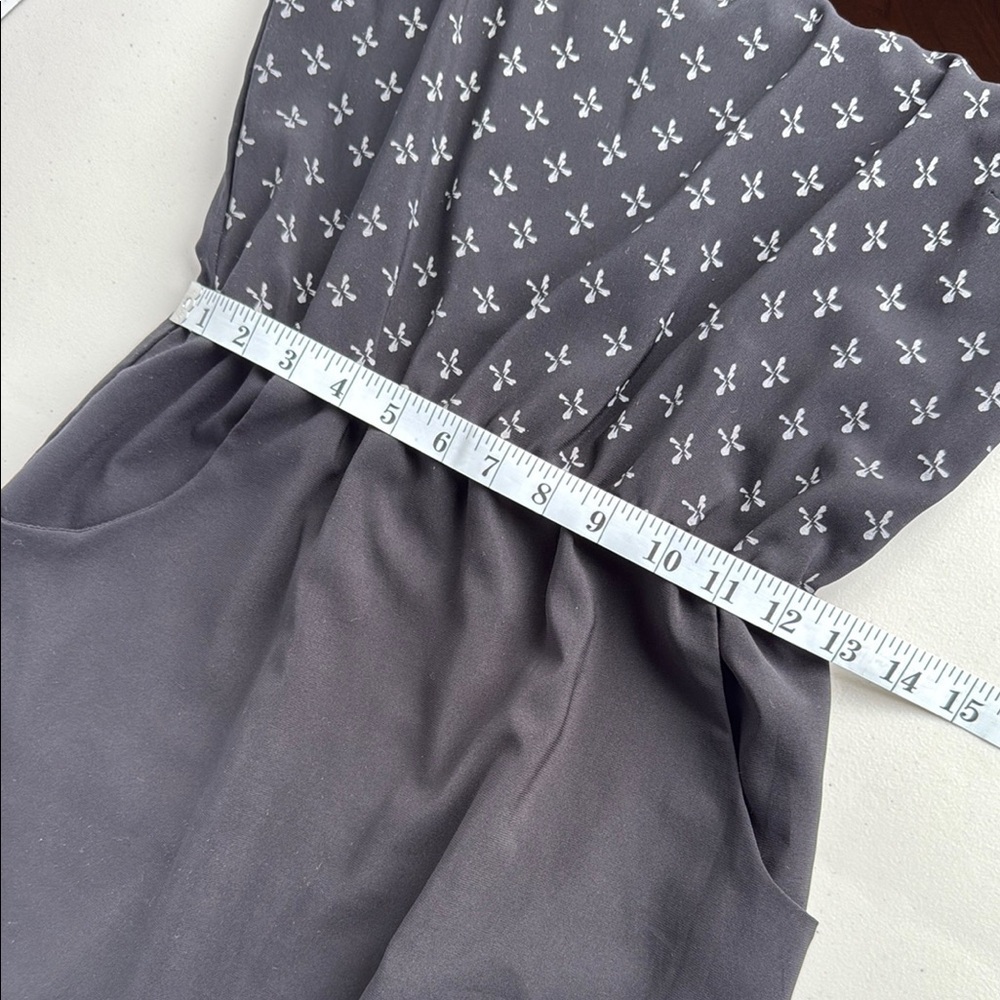 Cokluch Black and White Midi Summer Dress with Pockets - Picture 11 of 15